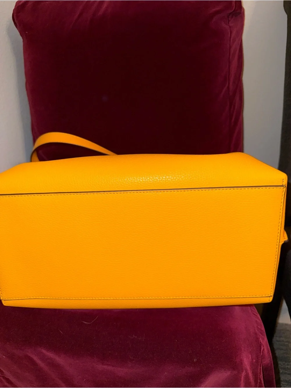 Michael Kors Emilia Goldenrod Pebbled Leather Tote and wallet set